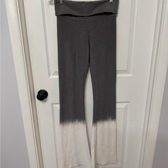 Boys Lie Silver Lining Thermal fold over legging Pants ★ Gray Dip Dye large - Picture 2 of 7